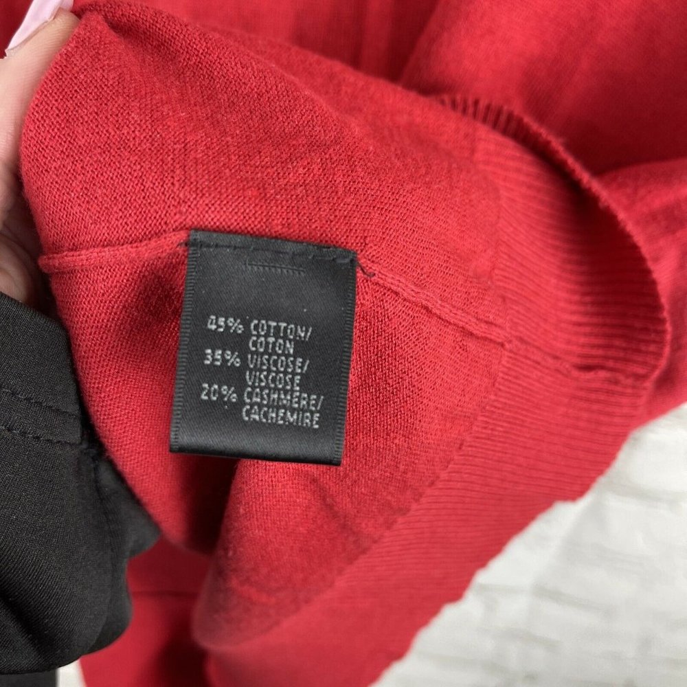 Lafayette 148 Solid Red Sleeveless Pullover Top C… - image 4